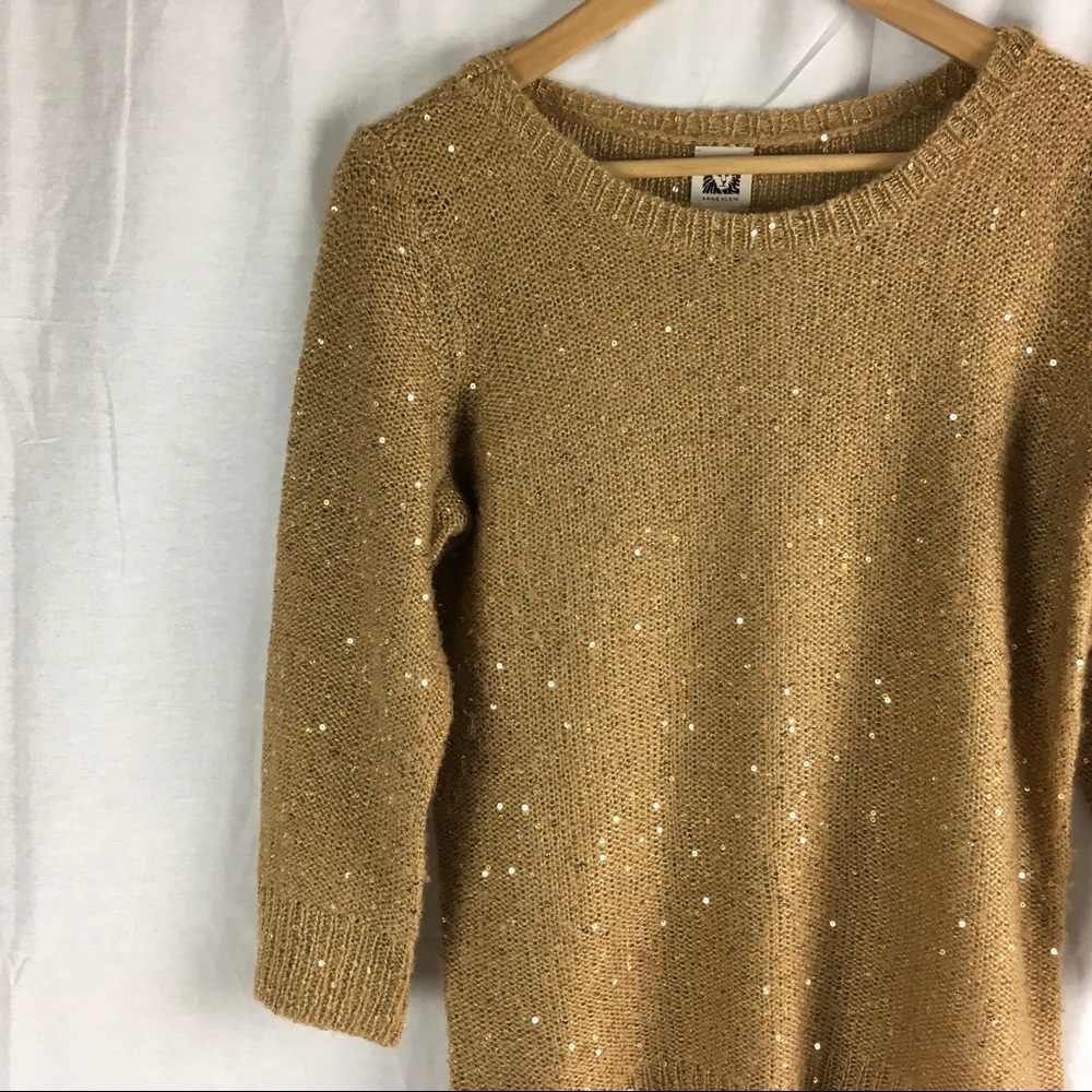 Anne Klein gold sweater